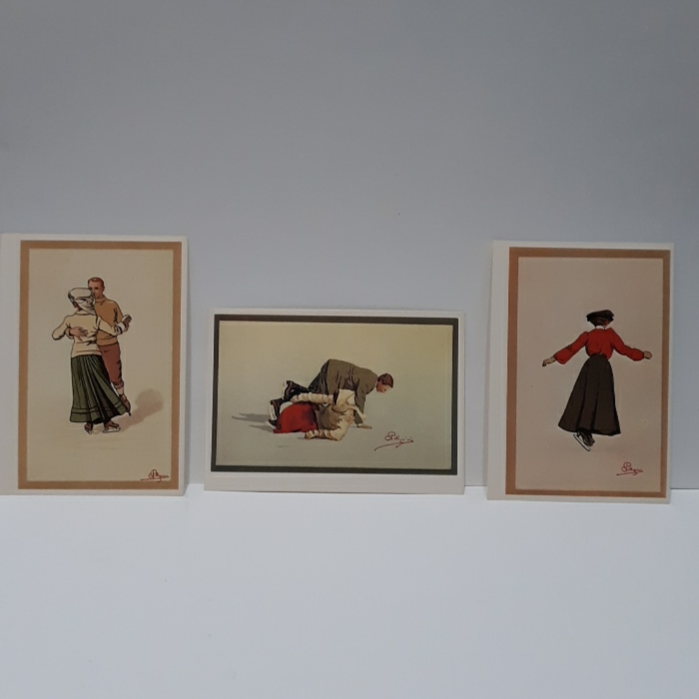 Swiss Skating Postcards